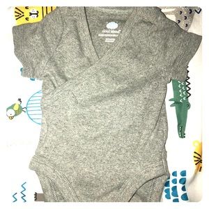 Gray NB Cloud Island ☁️ onesie.